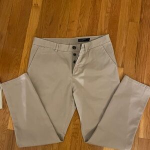 Allsaints Men's Tan Chinos.